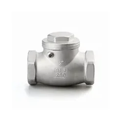 Bakin karfe Threaded duba bawul